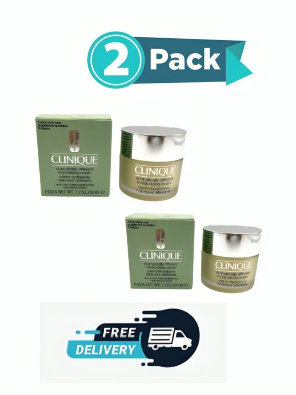 Clinique Dramatically Different Moisturizing Cream 1.7 oz / 50 ml Hydrating